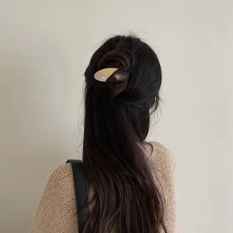 Specialoutlook Acrylic Hair Clips Women's-2