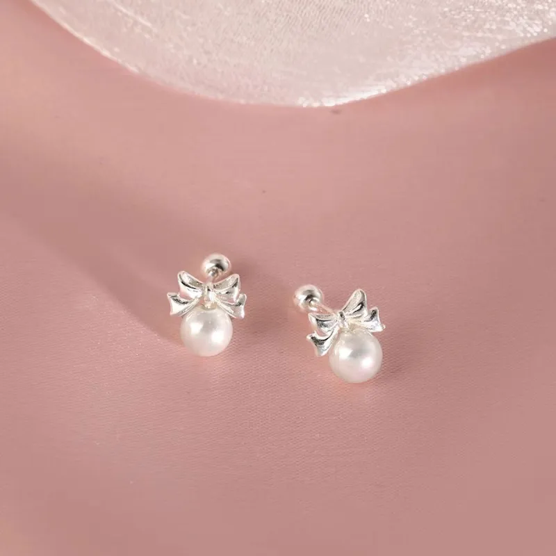 Specialoutlook Sterling Silver Stud Earrings Unisex-3