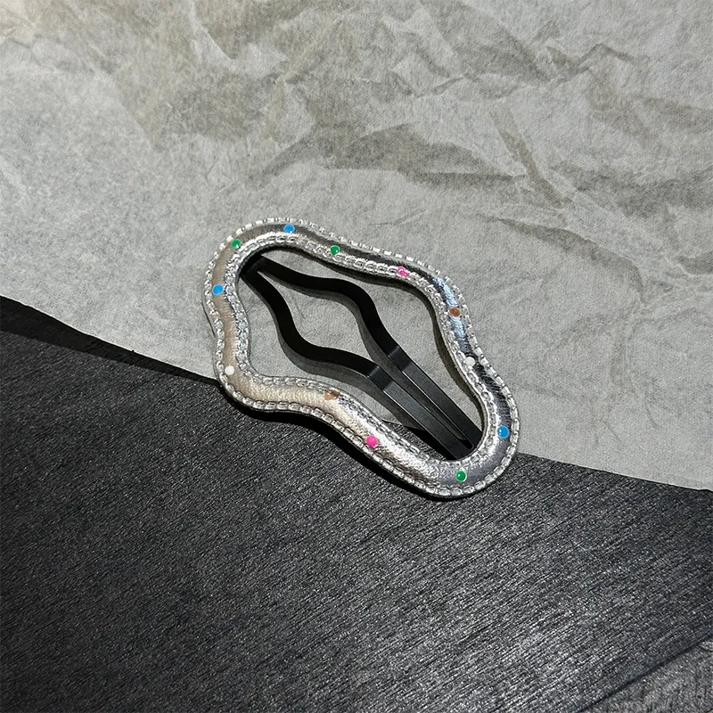 Specialoutlook Acrylic Hair Clips Women's-5