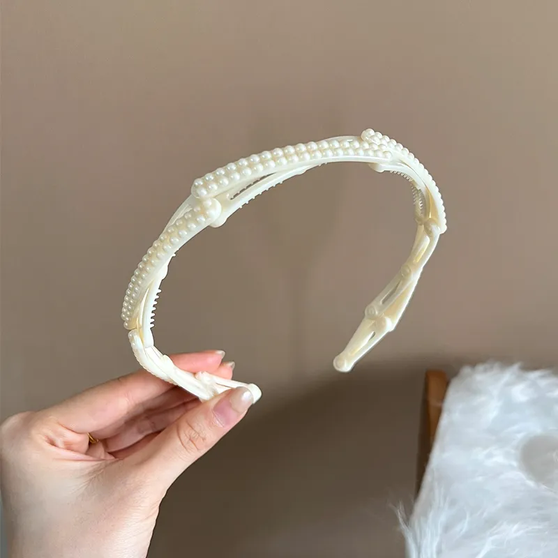Specialoutlook Acrylic, Faux Pearl Headbands Women's-1
