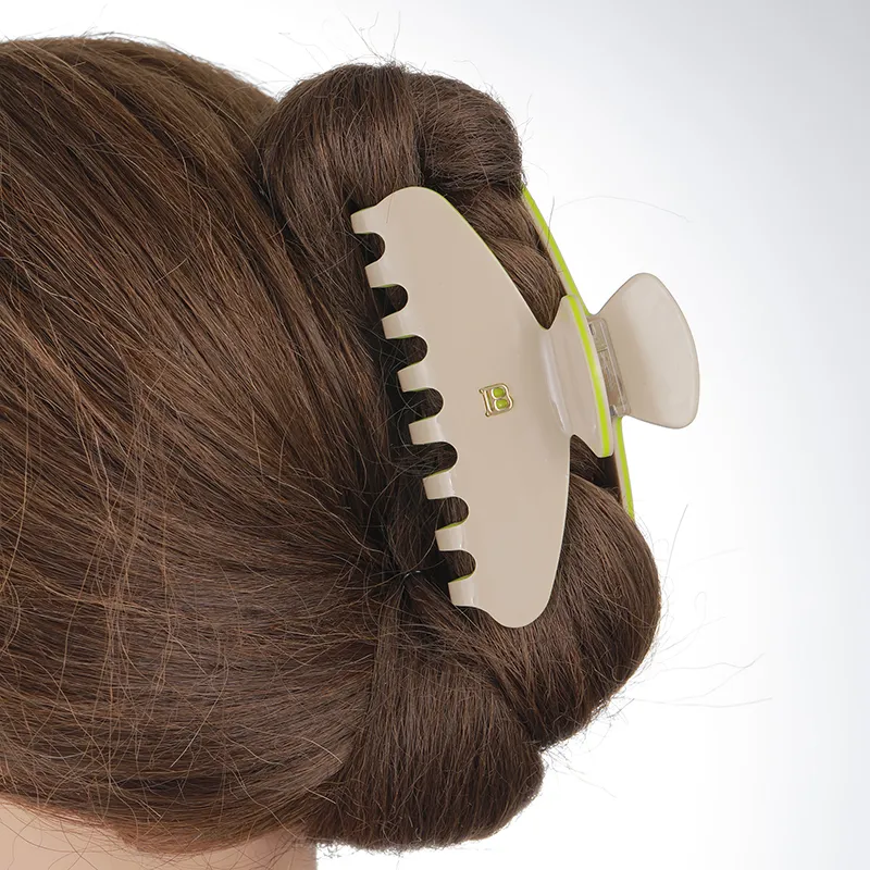 Specialoutlook Acrylic Hair Clips Women's-2