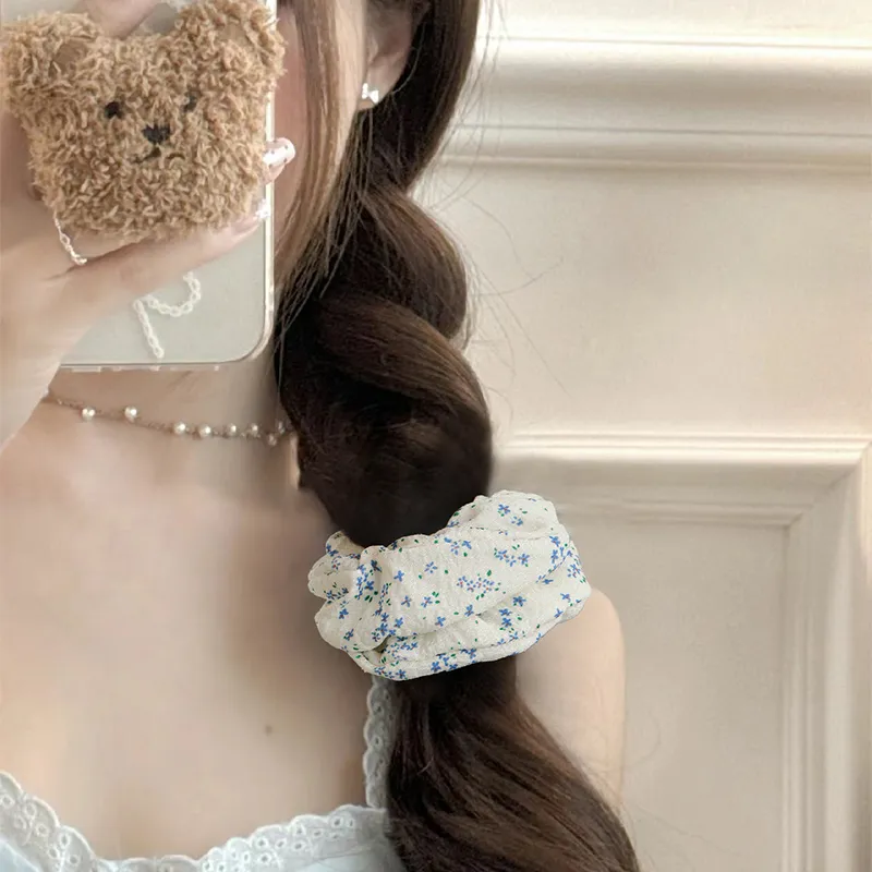Specialoutlook Fabric Hair Tie Women's Commute, Shopping, And Date Versatile Style-1