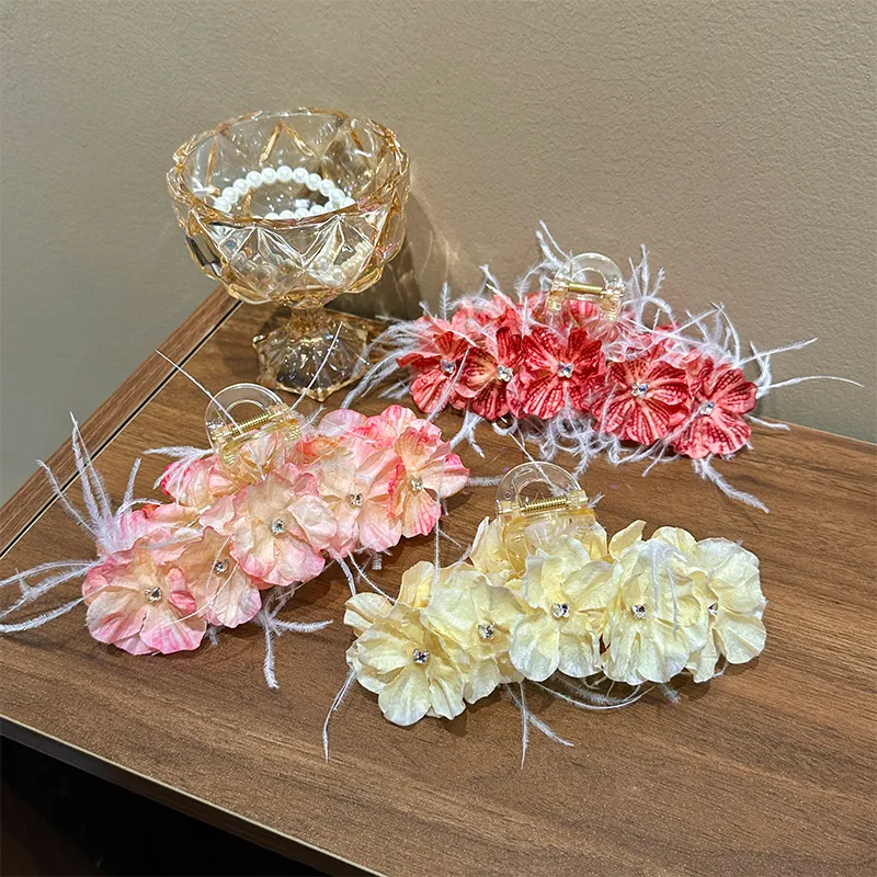 Specialoutlook Acrylic Hair Clips Women's-5