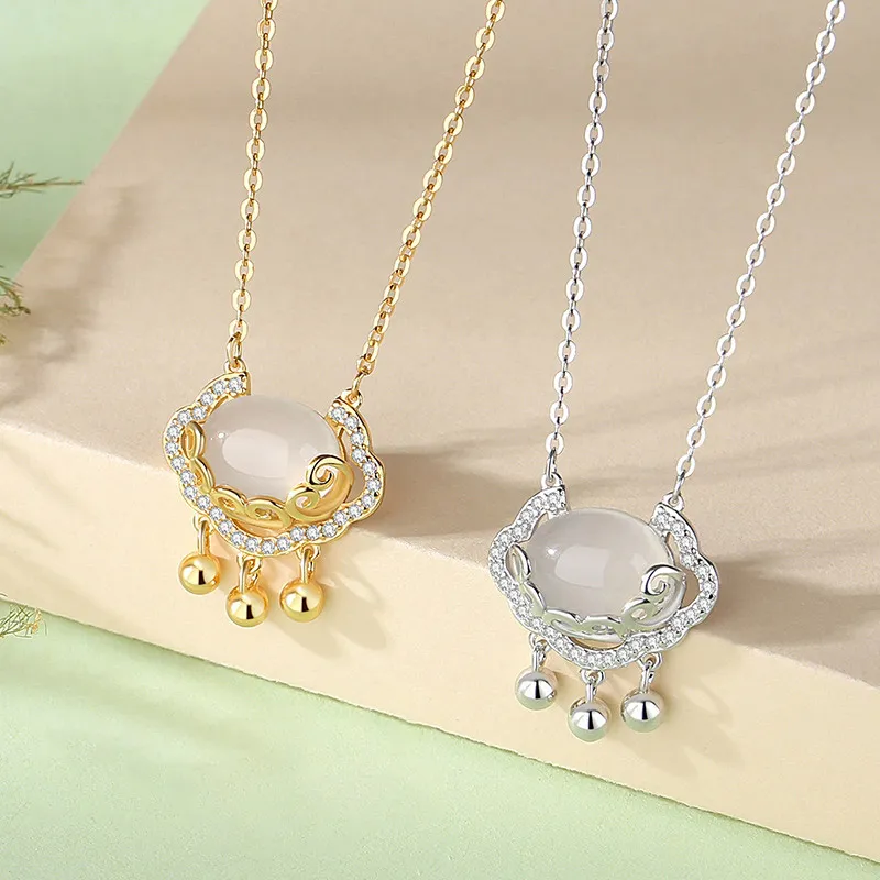 Specialoutlook Chalcedony Necklaces Women's-9
