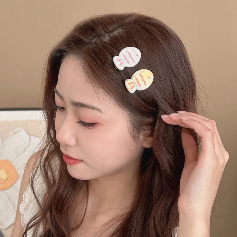 Specialoutlook Acrylic Hair Clips Women's-2