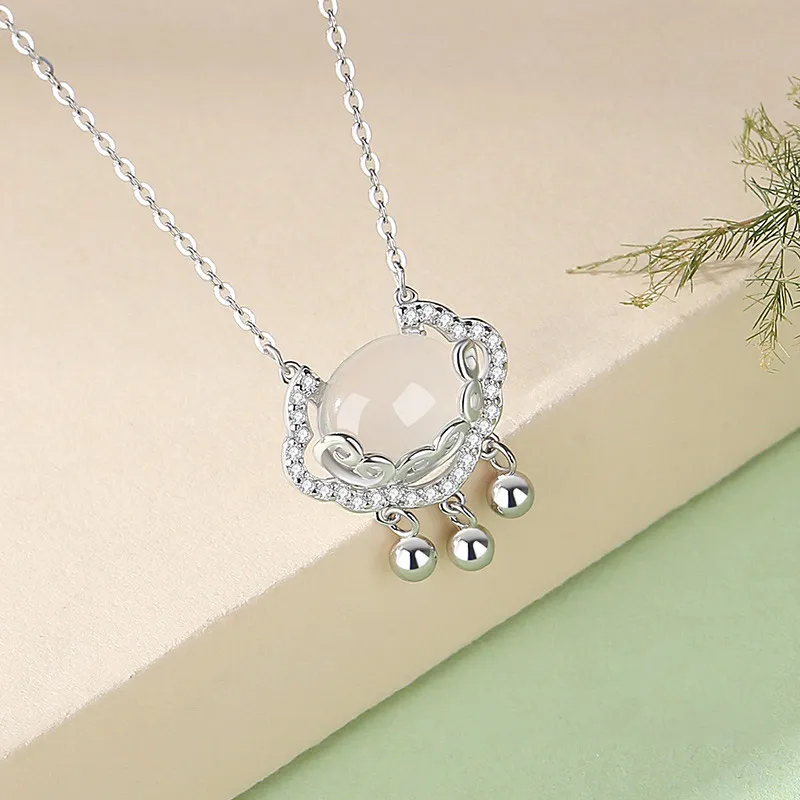 Specialoutlook Chalcedony Necklaces Women's-8