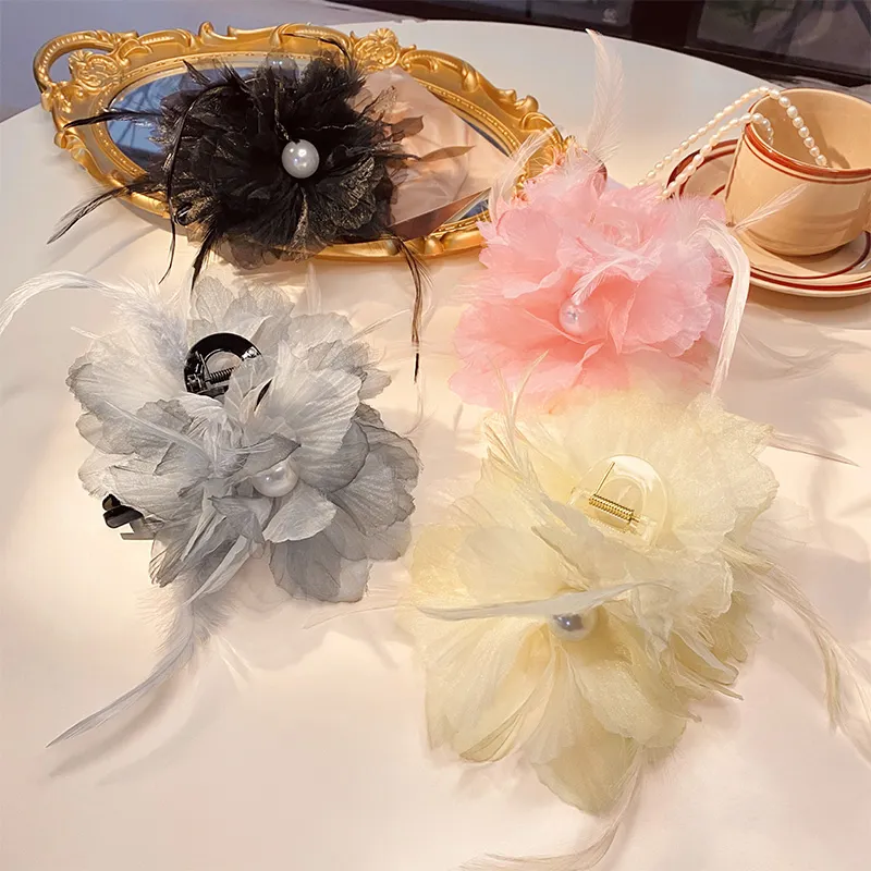 Specialoutlook Acrylic Hair Clips Women's-3