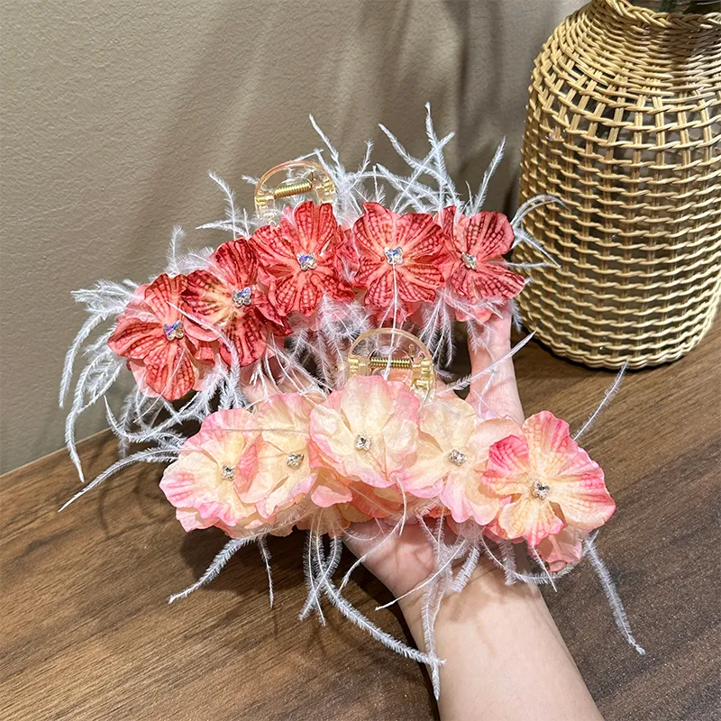 Specialoutlook Acrylic Hair Clips Women's-2