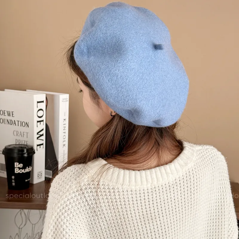 Specialoutlook Cotton-Linen Blend Berets Women's-2