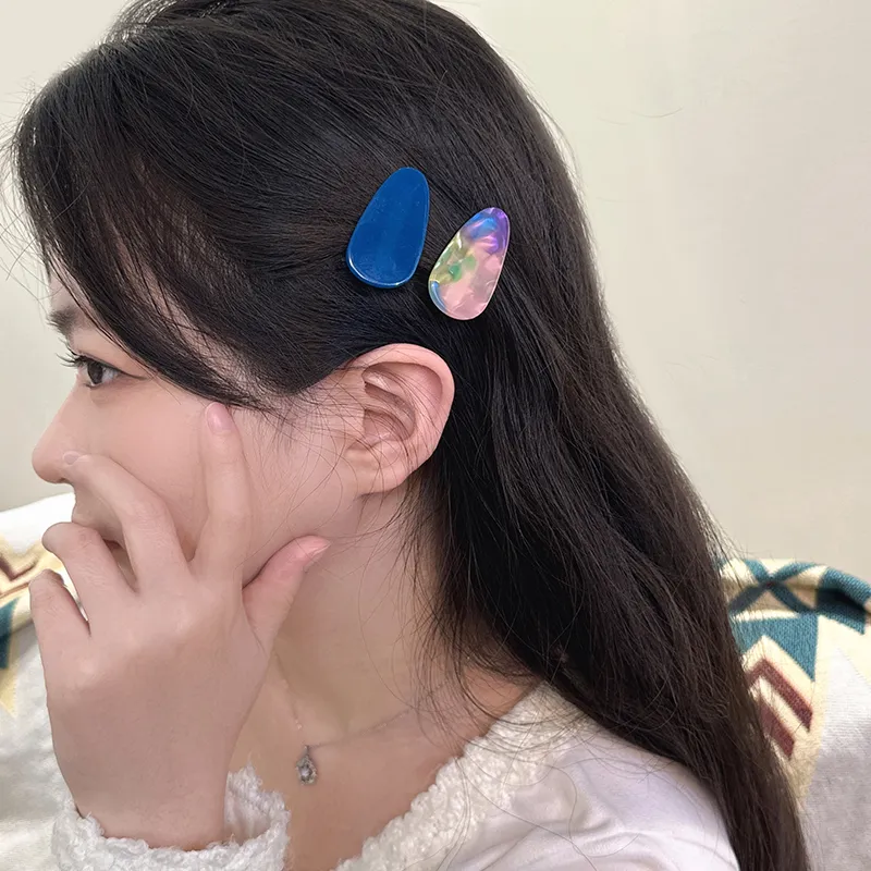 Specialoutlook Acrylic Hair Clips Women's-1