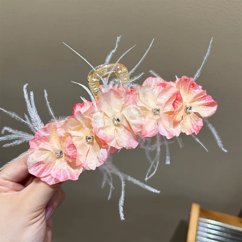 Specialoutlook Acrylic Hair Clips Women's-1