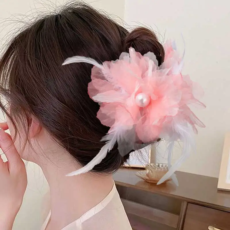Specialoutlook Acrylic Hair Clips Women's-2