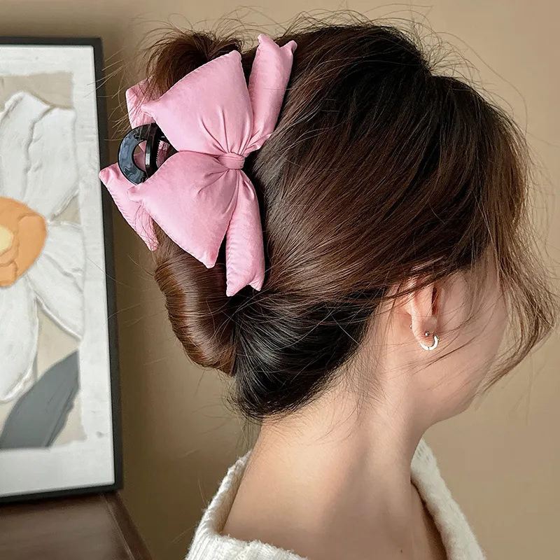 Specialoutlook Acrylic Fabric Hair Clips Women's-1
