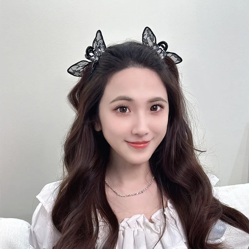 Specialoutlook Acrylic Hair Clips Women's-1