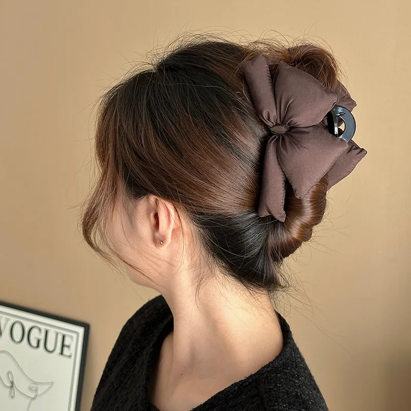Specialoutlook Acrylic Fabric Hair Clips Women's-3