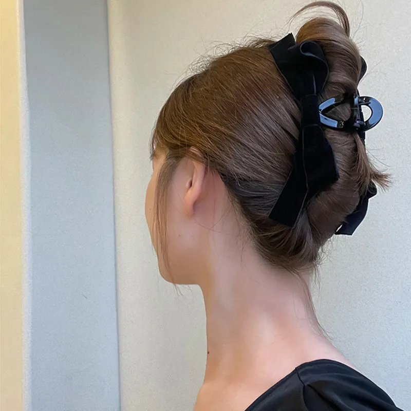 Vegetarian Hair Clips Women's Black-2