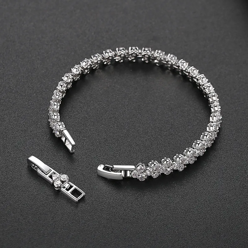 Vegetarian Zircon Bracelets Women's-2