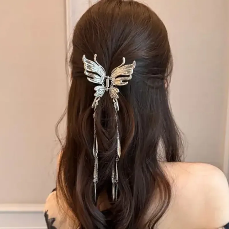 Vegetarian Alloy Hair Clips Women's-1