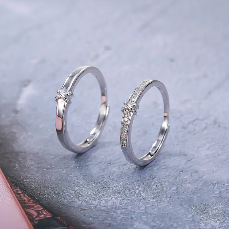 Vegetarian 925 Sterling Silver Rings Unisex-3