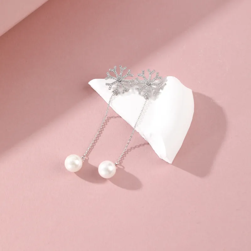 Vegetarian S925 Silver Earrings Women's-3
