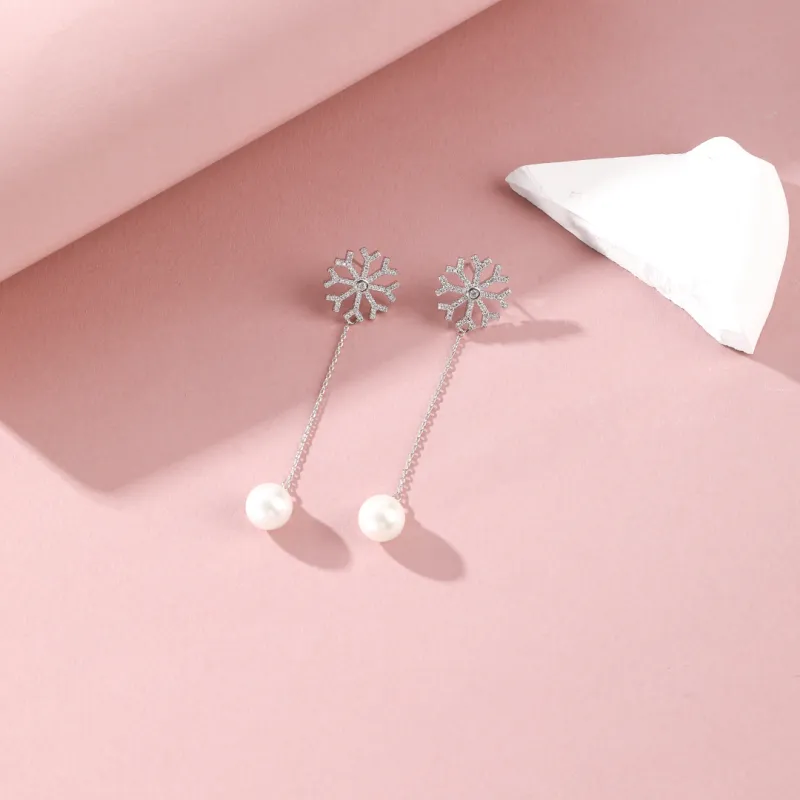 Vegetarian S925 Silver Earrings Women's-5