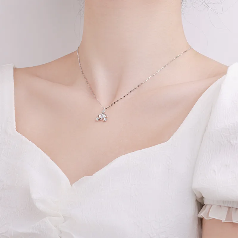 Vegetarian S925 Silver Necklaces Women's-4