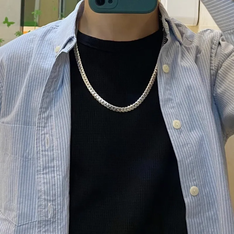 Vegetarian Titanium Steel Necklaces Women's-2
