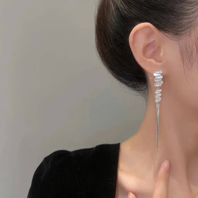 Vegetarian S925 Silver Earrings Women's-4