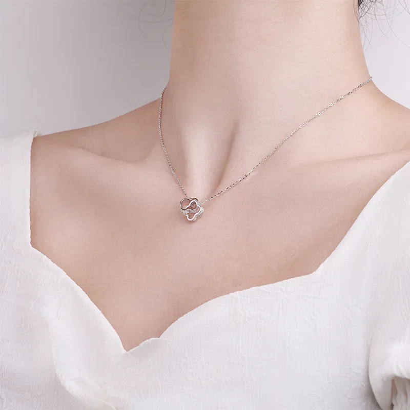 Vegetarian 925 Sterling Silver Necklaces Women's-6