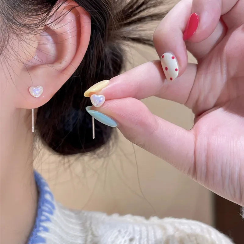 Vegetarian S925 Silver Drop Earrings Women's-4