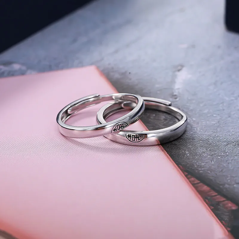 Vegetarian 925 Sterling Silver Rings Unisex-2