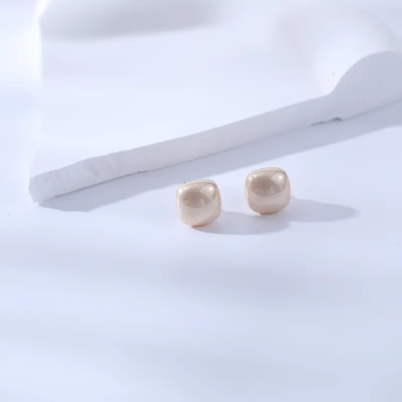 Vegetarian S925 Silver Stud Earrings Women's-3
