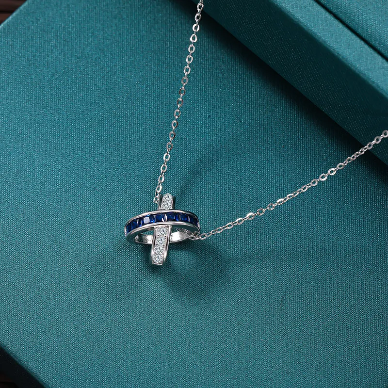 Vegetarian 925 Sterling Silver Necklaces Women's-3