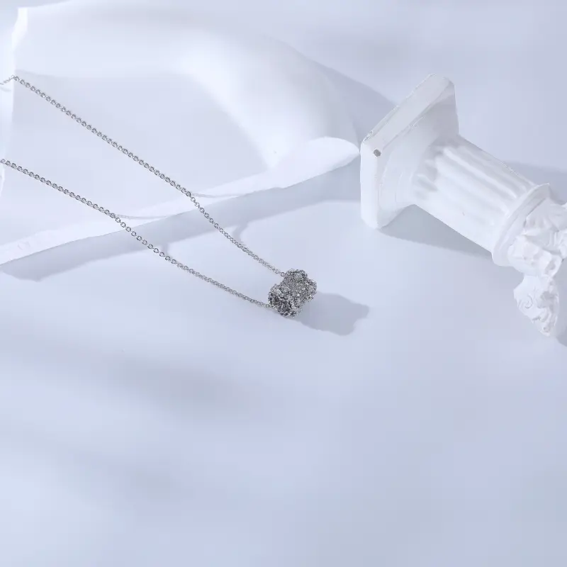 Vegetarian Zircon Necklaces Unisex-3