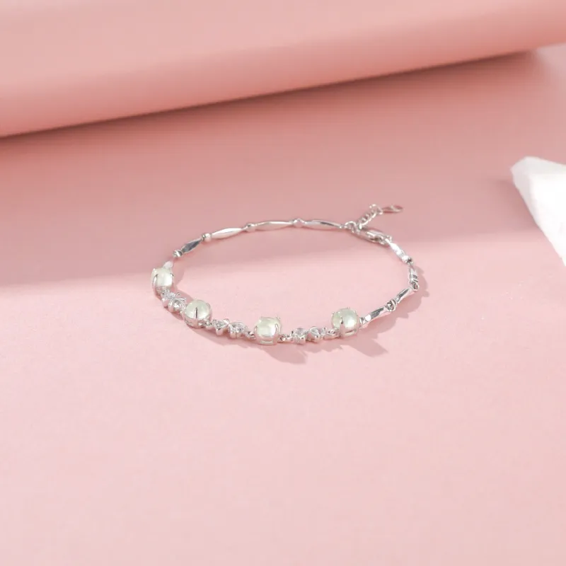 Vegetarian S925 Silver Bracelets Women's-4