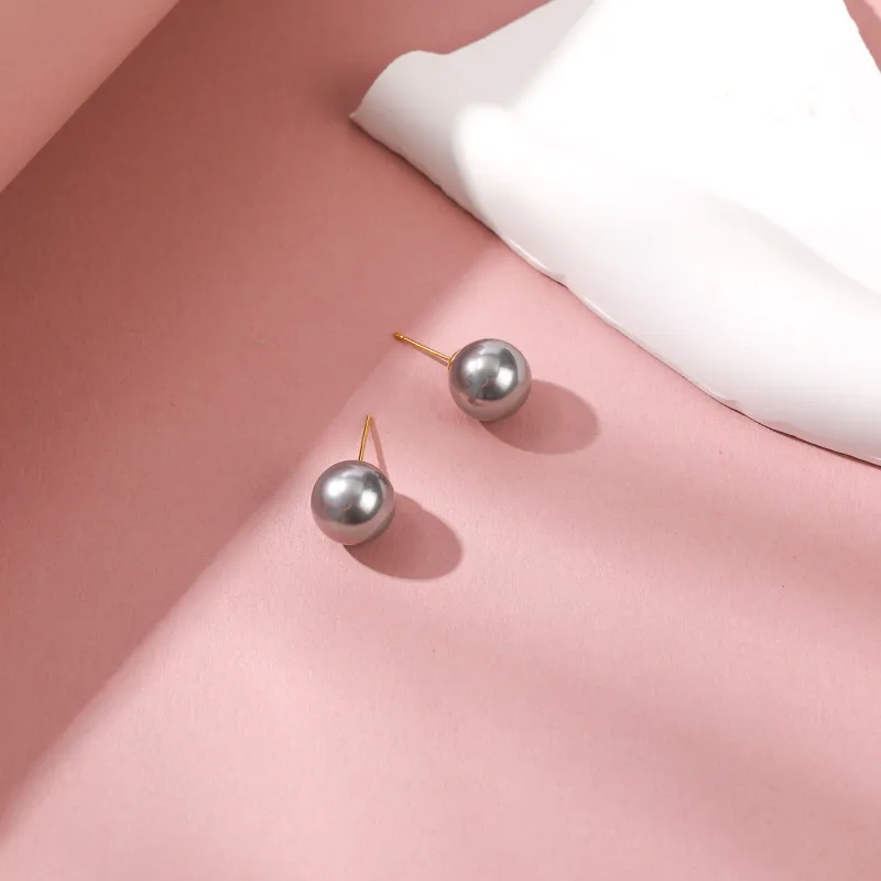 Vegetarian 925 Sterling Silver Stud Earrings Women's-2