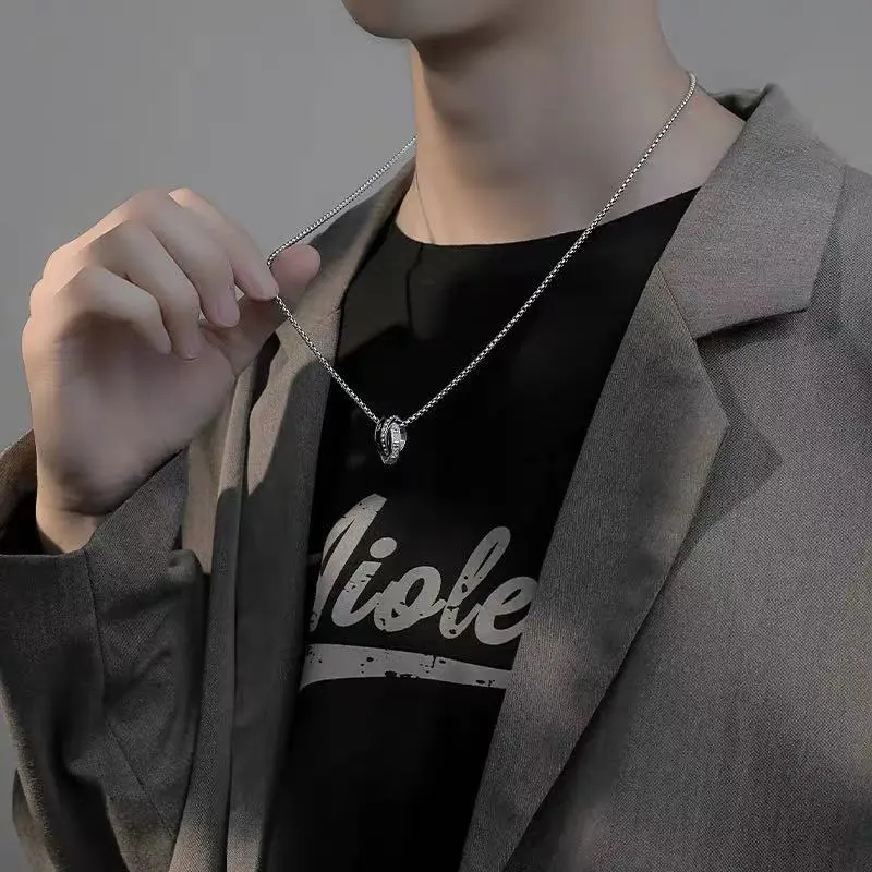 Vegetarian Alloy Necklaces Men's-3