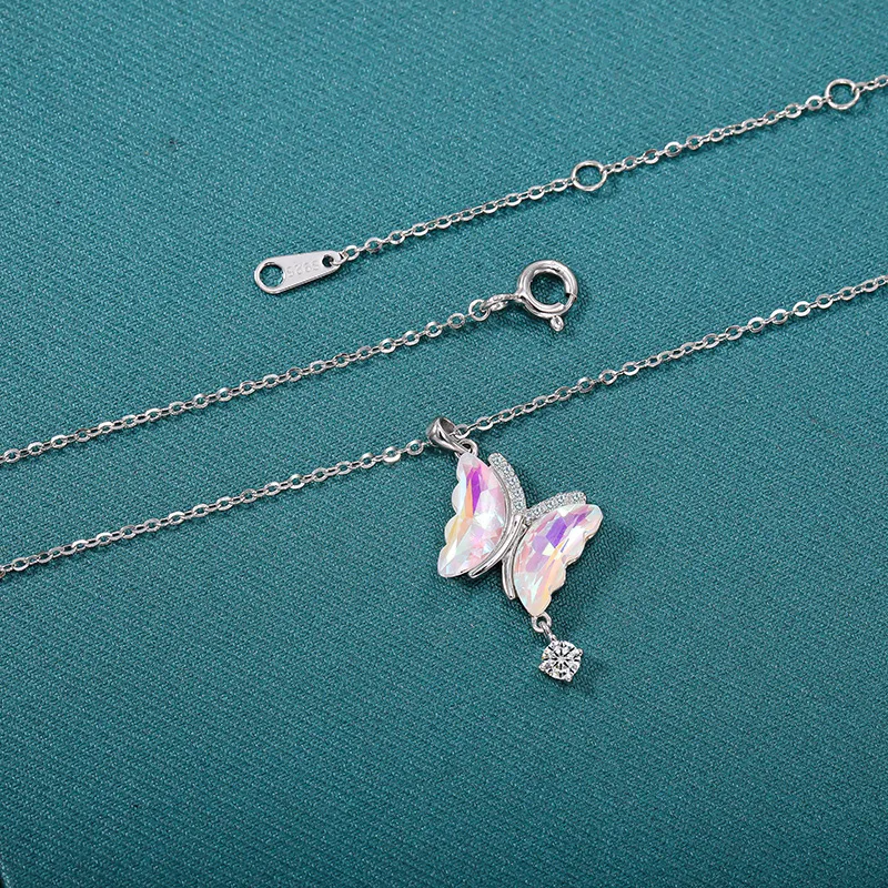 Vegetarian S925 Silver Necklaces Women's-3