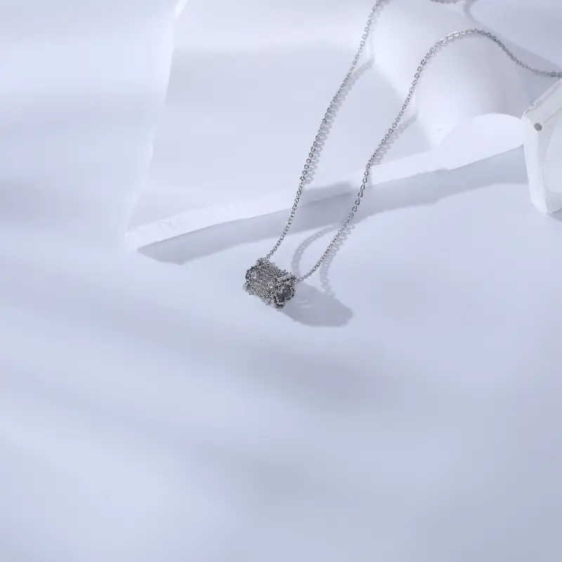 Vegetarian Zircon Necklaces Unisex-2