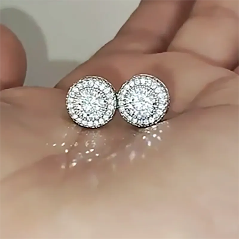 Vegetarian Alloy Stud Earrings Men's-4