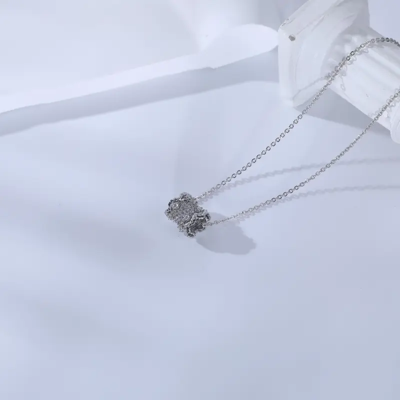Vegetarian Zircon Necklaces Unisex-4