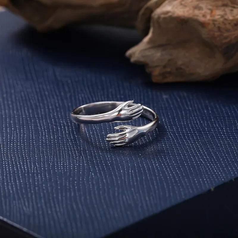 Vegetarian S925 Silver Rings Unisex-3