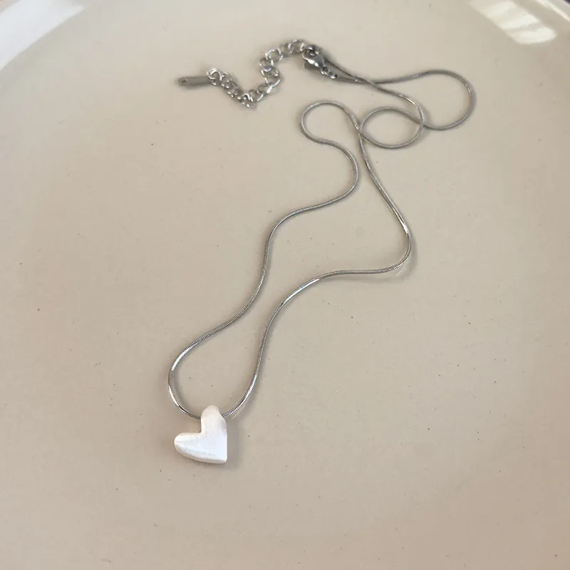 Vegetarian Stainless Steel Necklaces Women's-4