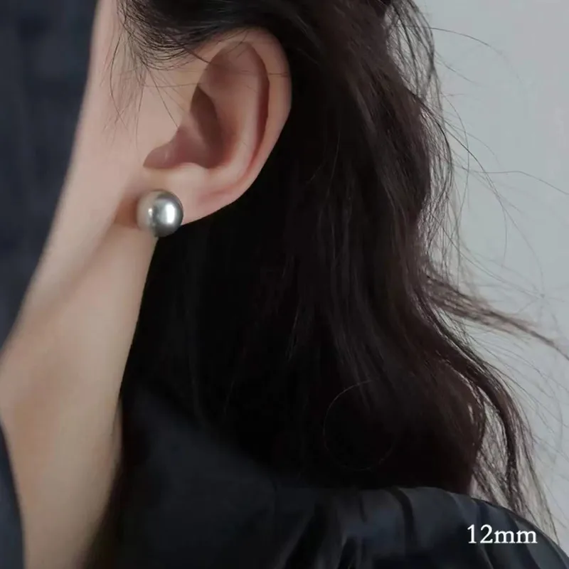 Vegetarian 925 Sterling Silver Stud Earrings Women's-3