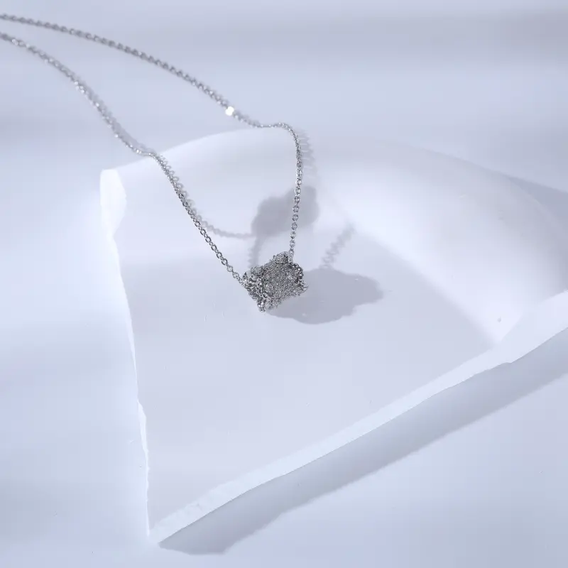Vegetarian Zircon Necklaces Unisex-1