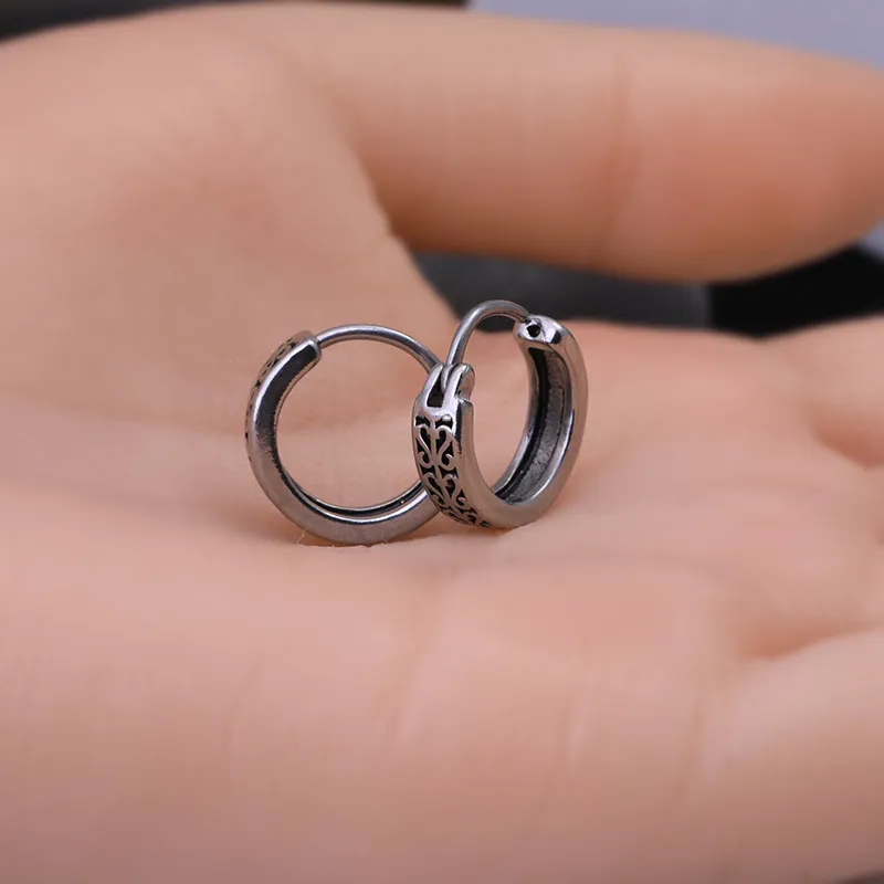 Vegetarian Titanium Steel Earrings Women's-4