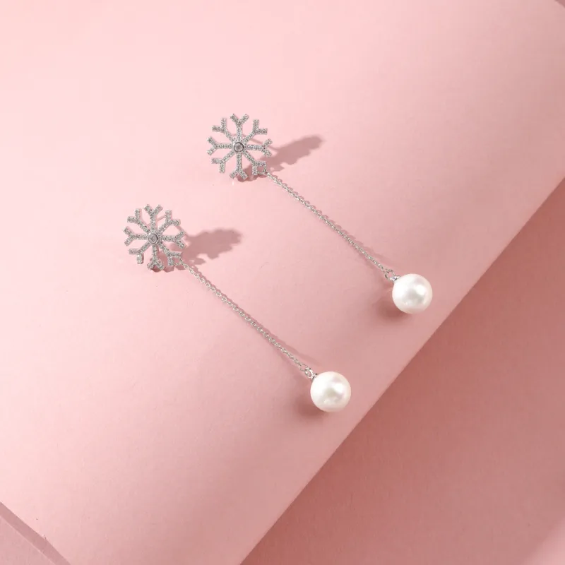 Vegetarian S925 Silver Earrings Women's-2