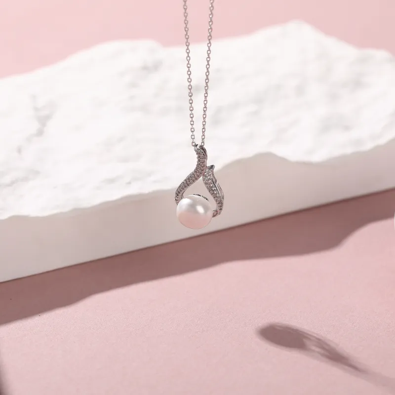 Vegetarian Shell Pearl Necklaces Women's-2