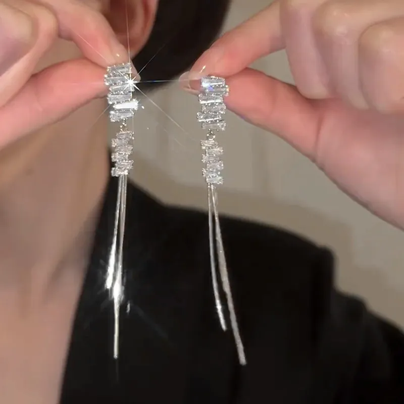 Vegetarian S925 Silver Earrings Women's-2