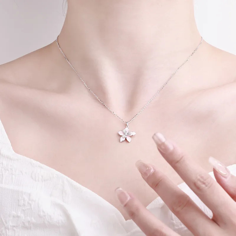 Vegetarian 925 Sterling Silver Necklaces Women's-5